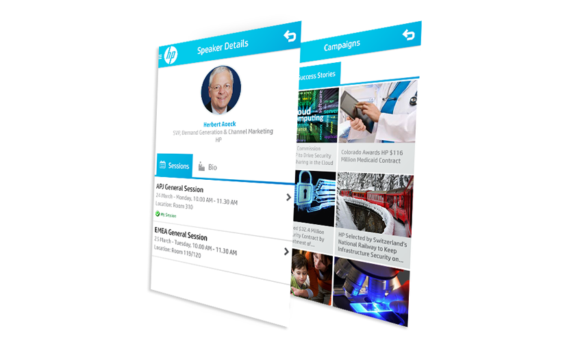 HP Events  Software Solution screenshot 3